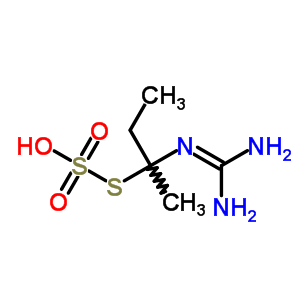 2-胍-2-丁烷硫醇硫酸鹽結(jié)構(gòu)式_63732-25-2結(jié)構(gòu)式