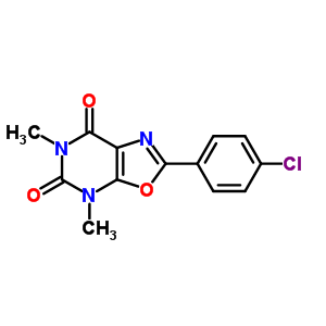 Oxazolo[5,4-d]pyrimidine-5,7(4h,6h)-dione,2-(4-chlorophenyl)-4,6-dimethyl- Structure,63873-75-6Structure