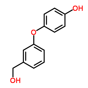 4-Hydroxy-3-phenoxybenzyl alcohol Structure,63987-19-9Structure