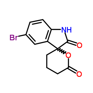 Spiro[3h-indole-3,2-[2h]pyran]-2,6(1h,3h)-dione,  5-bromo-4,5-dihydro- Structure,64230-55-3Structure