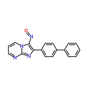 Imidazo[1,2-a]pyrimidine,2-[1,1-biphenyl]-4-yl-3-nitroso- Structure,64656-08-2Structure