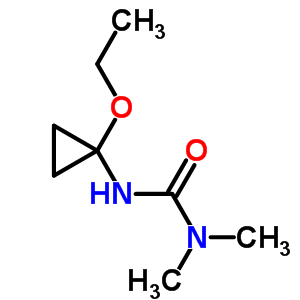 Urea,n-(1-ethoxycyclopropyl)-n,n-dimethyl- Structure,64833-45-0Structure