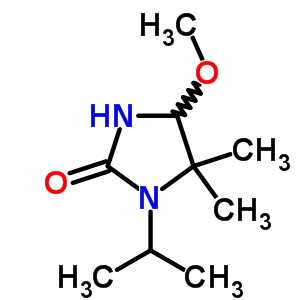 2-Imidazolidinone,4-methoxy-5,5-dimethyl-1-(1-methylethyl)- Structure,64942-53-6Structure