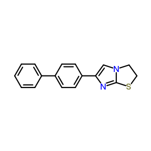 Imidazo[2,1-b]thiazole,6-[1,1-biphenyl]-4-yl-2,3-dihydro- Structure,64997-27-9Structure