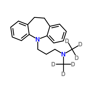 3-(10,11-Dihydro-5h-dibenzo[b,f]azepin-5-yl)-n,n-bis[(<sup>2</sup>h<sub>3</sub>)methyl]-1-propanamine Structure,65100-45-0Structure