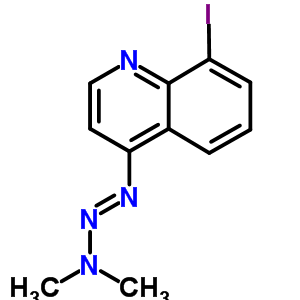 N-(8-iodoquinolin-4-yl)diazenyl-n-methyl-methanamine Structure,65340-84-3Structure