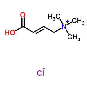 3-Carboxy-n,n,n-trimethyl-2-propen-1-aminium chloride Structure,6538-82-5Structure