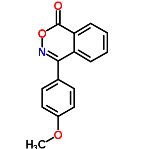 1H-2,3-benzoxazin-1-one,4-(4-methoxyphenyl)- Structure,65441-03-4Structure