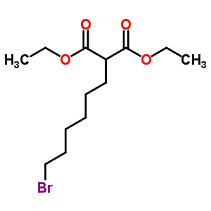 Propanedioic acid,2-(6-bromohexyl)-, 1,3-diethyl ester Structure,6557-85-3Structure