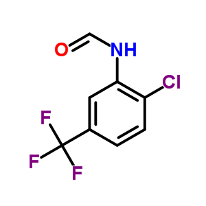 4-Chloro-3-formamidobenzotrifluoride Structure,657-63-6Structure