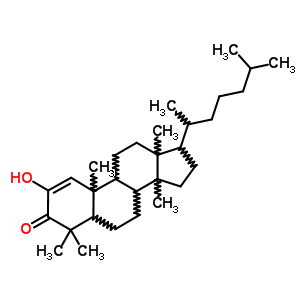 2-Hydroxy-4,4,10,13,14-pentamethyl-17-(6-methylheptan-2-yl)-5,6,7,8,9,11,12,15,16,17-decahydrocyclopenta[a]phenanthren-3-one Structure,6593-16-4Structure