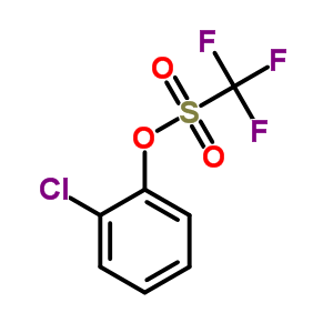 2-Chlorophenyl trifluoromethanesulfonate Structure,66107-36-6Structure