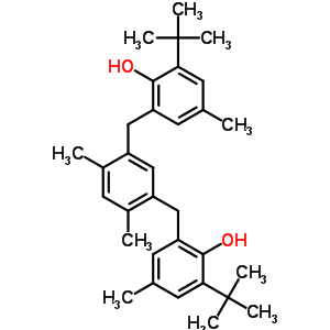 2-[[5-[(2-Hydroxy-5-methyl-3-tert-butyl-phenyl)methyl]-2,4-dimethyl-phenyl]methyl]-4-methyl-6-tert-butyl-phenol Structure,6622-48-6Structure