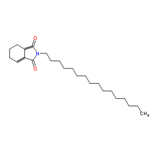 2-Hexadecyl-3a,4,5,6,7,7a-hexahydroisoindole-1,3-dione Structure,6624-15-3Structure