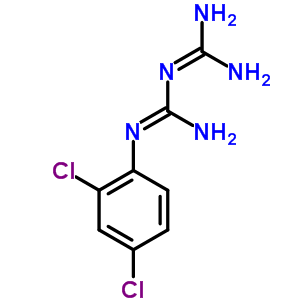 2-[N-(2,4-dichlorophenyl)carbamimidoyl]guanidine Structure,6634-65-7Structure