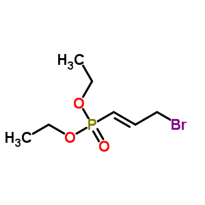 Diethyl(3-bromoprop-1-(e)-enyl)phosphonate Structure,66498-59-7Structure