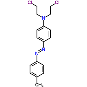 N,n-bis(2-chloroethyl)-4-(4-methylphenyl)diazenyl-aniline Structure,66710-88-1Structure