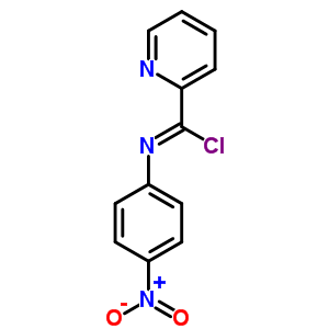 1-Chloro-n-(4-nitrophenyl)-1-pyridin-2-yl-methanimine Structure,66933-56-0Structure