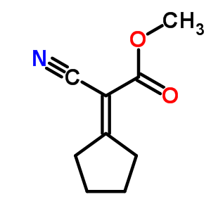 Methyl 2-cyano-2-cyclopentylidene-acetate Structure,66977-04-6Structure