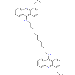 N,n-bis(4-ethylacridin-9-yl)decane-1,10-diamine Structure,67047-19-2Structure