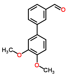 3,4-Dimethoxybiphenyl-3-carbaldehyde Structure,676348-36-0Structure