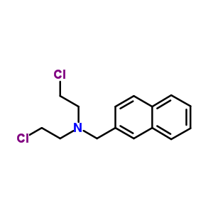 2-Chloro-n-(2-chloroethyl)-n-(naphthalen-2-ylmethyl)ethanamine Structure,67684-82-6Structure