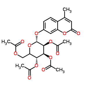 4-Methylumbelliferyl 2,3,4,6-tetrα-o-acetyl-α-d-glucopyranoside Structure,67945-53-3Structure