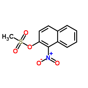 2-Methylsulfonyloxy-1-nitro-naphthalene Structure,67979-48-0Structure