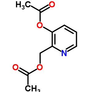 2-Acetoxymethylpyridin-3-yl acetate Structure,67992-22-7Structure