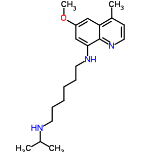 (6-Methoxy-4-methyl(8-quinolyl)){6-[(methylethyl)amino]hexyl}amine Structure,68219-17-0Structure