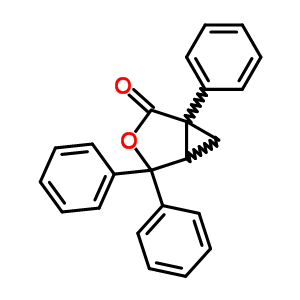 1,4,4-Triphenyl-3-oxabicyclo[3.1.0]hexan-2-one Structure,68727-87-7Structure