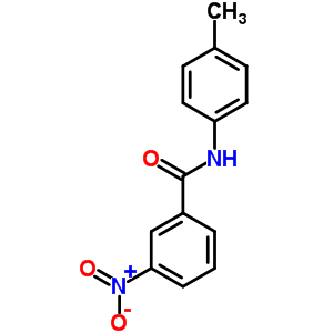 N-(4-methylphenyl)-3-nitro-benzamide Structure,6911-92-8Structure