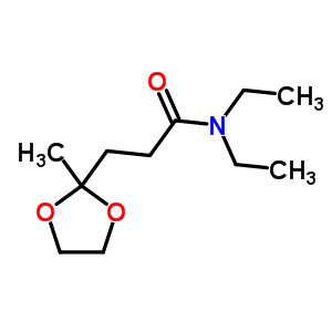 N,n-diethyl-3-(2-methyl-1,3-dioxolan-2-yl)propanamide Structure,6942-24-1Structure