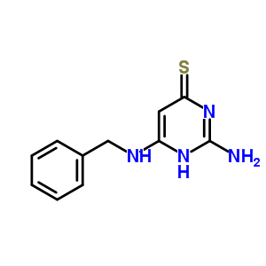 2-Amino-6-(benzylamino)-1h-pyrimidine-4-thione Structure,6944-08-7Structure