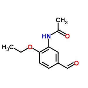 N-(2-ethoxy-5-formyl-phenyl)acetamide Structure,6946-33-4Structure