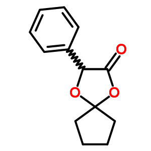 1,4-Dioxaspiro[4.4]nonan-2-one,3-phenyl- Structure,6946-57-2Structure