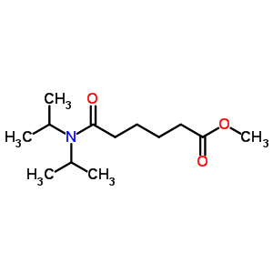 Methyl 5-(dipropan-2-ylcarbamoyl)pentanoate Structure,6946-67-4Structure