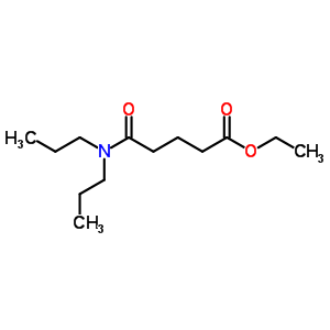 Pentanoic acid,5-(dipropylamino)-5-oxo-, ethyl ester Structure,6946-71-0Structure