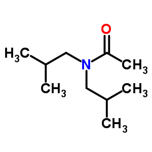 N,n-bis(2-methylpropyl)acetamide Structure,6951-79-7Structure