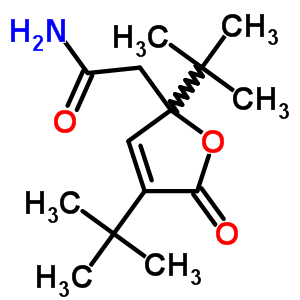 2-Furanacetamide,2,4-bis(1,1-dimethylethyl)-2,5-dihydro-5-oxo- Structure,69577-11-3Structure