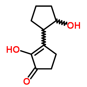 2-Hydroxy-3-(2-hydroxycyclopentyl)cyclopent-2-en-1-one Structure,6962-53-4Structure