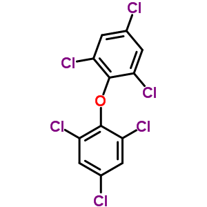 1,3,5-Trichloro-2-(2,4,6-trichlorophenoxy)benzene Structure,6973-37-1Structure