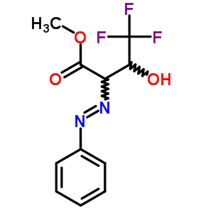 Methyl 4,4,4-trifluoro-3-hydroxy-2-phenyldiazenyl-butanoate Structure,6975-18-4Structure