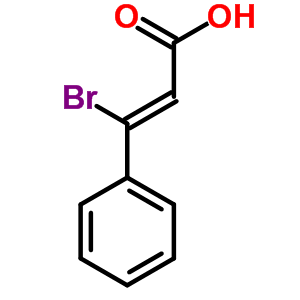 2-Propenoic acid,3-bromo-3-phenyl-, (e)-(9ci) Structure,704-77-8Structure