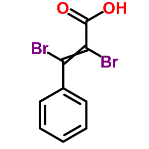 2-Propenoicacid, 2,3-dibromo-3-phenyl-, (2e)- Structure,708-81-6Structure