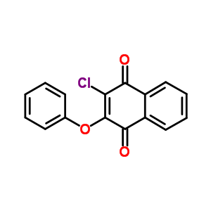 2-Chloro-3-phenoxy-naphthalene-1,4-dione Structure,71369-17-0Structure