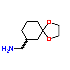 1,4-Dioxaspiro[4.5]decane-7-methanamine Structure,7143-13-7Structure