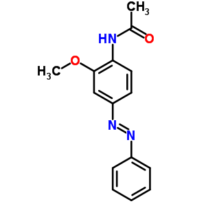 N-(2-methoxy-4-phenyldiazenyl-phenyl)acetamide Structure,7145-68-8Structure