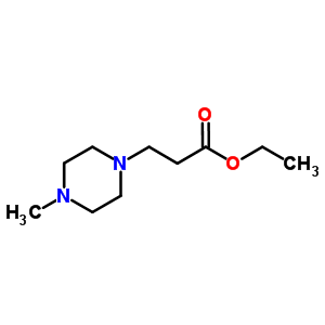 3-(4-Methyl-piperazin-1-yl)-propionic acid ethyl ester >98% Structure,7148-05-2Structure