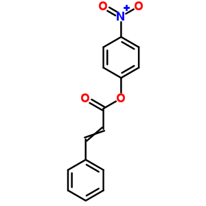 2-Propenoic acid,3-phenyl-, 4-nitrophenyl ester, (2e)- Structure,71721-74-9Structure